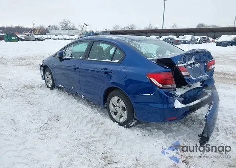 2014 Honda Civic Lx from USA, damaged, VIN 19XFB2F58EE002371